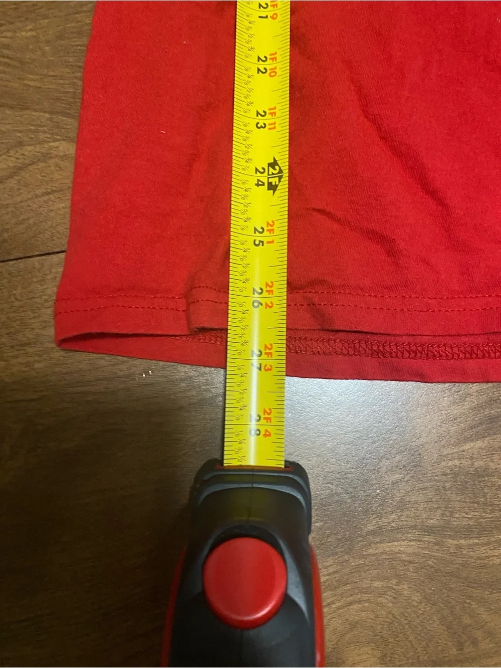 adidas Red Short Sleeve Logo Tee